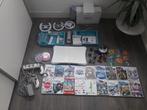 Wii, Spelcomputers en Games, Ophalen, Gebruikt, Met 2 controllers, Met games