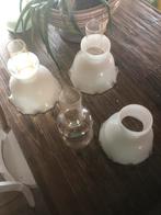 Lampekap met brandglas/buikglas 3 stks, Antiek en Kunst, Antiek | Lampen, Ophalen of Verzenden