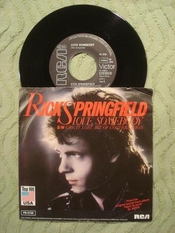 Rick Springfield 7" Vinyl Single: ‘Love somebody’ (D)  beschikbaar voor biedingen