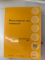 Privaatrecht als opdracht, 10e druk - Rechtsgeleerdheid, Ophalen of Verzenden, Alpha, Zo goed als nieuw, WO