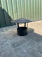 Nieuwe Zwarte regenkap openhaard., Huis en Inrichting, Haarden, Ophalen of Verzenden, Nieuw, Vrijstaande haard, Houthaard