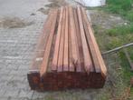 Hardhouten palen, schuttingpalen, azobepalen, palen, Tuin en Terras, Palen, Balken en Planken, Ophalen, Palen, Nieuw, Hardhout