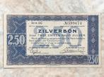 2 1/2 gulden 1938, Zilverbon., Postzegels en Munten, Bankbiljetten | Nederland, Verzenden, 2½ gulden, Los biljet