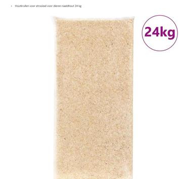 Houtkrullen voor strooisel voor dieren naaldhout 24 kg beschikbaar voor biedingen