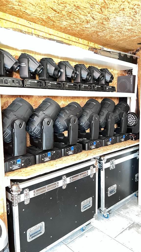 10x Indigo Beam MK2 Moving Heads met WiFi DMX, Muziek en Instrumenten, Licht en Laser, Gebruikt, Licht, Kleur, Ophalen