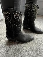 Zwarte - Elena Iachi - Texan boots - maat 38, Kleding | Dames, Verzenden, Zo goed als nieuw, Zwart