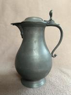 Tinnen Kan met Deksel, Antiek en Kunst, Antiek | Tin, Ophalen of Verzenden