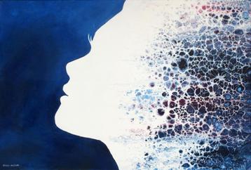 Krachtig portret een vrouw beschikbaar voor biedingen