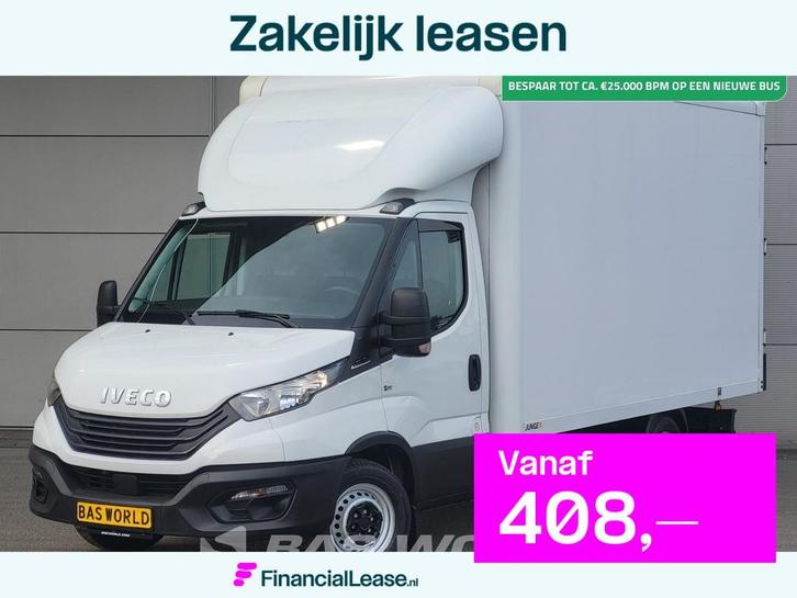 Iveco Daily 35S16 Automaat Bakwagen Achterdeuren 160PK Airco, Auto's, Bestelauto's, Bedrijf, Lease, Financial lease, Achteruitrijcamera