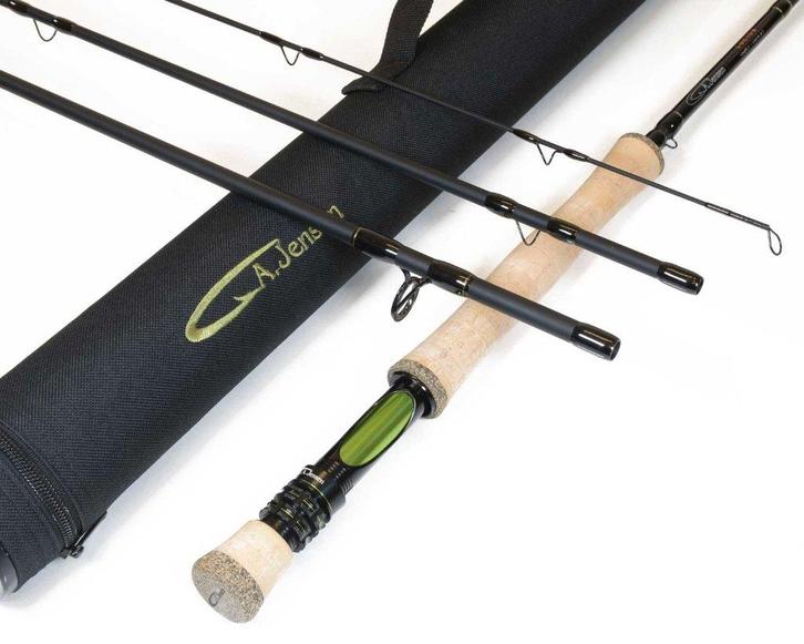 A.Jensen Lucius (Pike) vliegenhengels, E10 Flyfishing, Watersport en Boten, Hengelsport | Vliegvissen, Nieuw, Werphengel, Verzenden