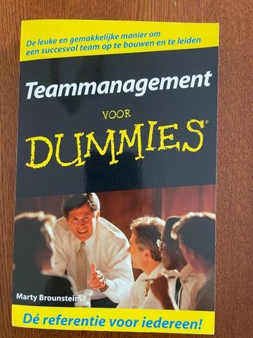 Teammanagement voor Dummies beschikbaar voor biedingen