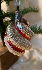 OUD ANTIEK GLAZEN KERSTBOOM KERSTBAL VERSIERING DECORATIE, Diversen, Kerst, Ophalen of Verzenden, Gebruikt