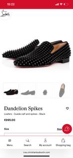 Louboutin Dandelion spikes loafers zwart maat 41, Loafers, Christian Louboutin, Zwart, Nieuw