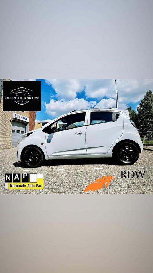 Chevrolet Spark 1.0 Bi-Fuel | 2011 | 5-deurs | Wit | NL |, Auto's, Chevrolet, Bedrijf, Spark, ABS, Airconditioning, Centrale vergrendeling