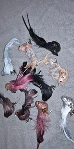 Mooie sets vintage vogeltjes en vlinders voor kerstboom, Diversen, Ophalen of Verzenden