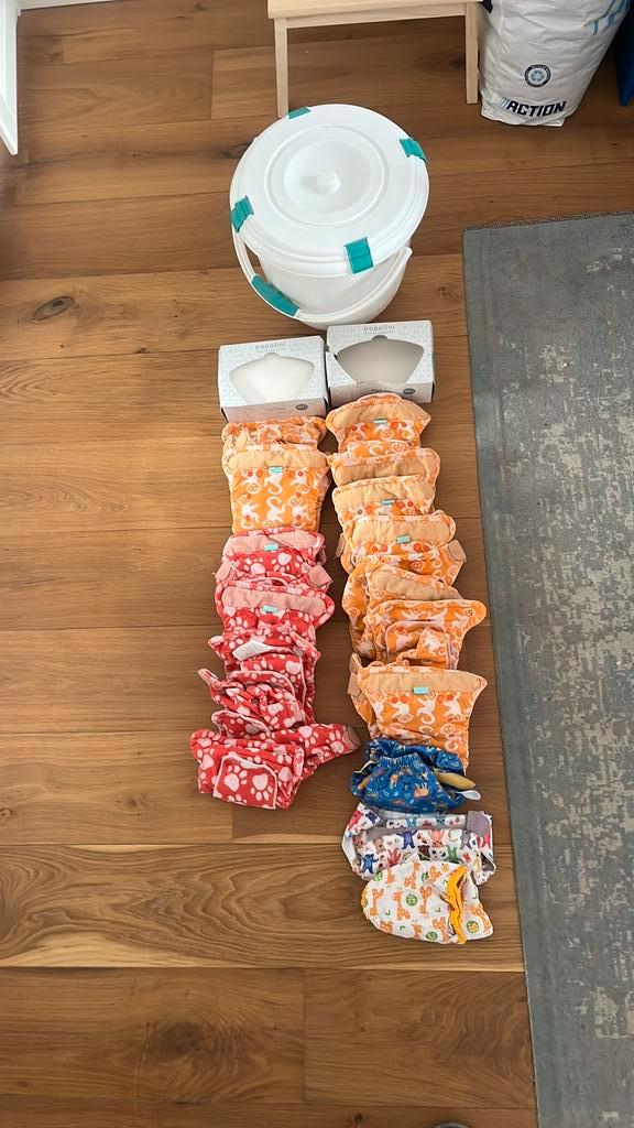 Wasbare luiers erg goede staat, Kinderen en Baby's, Badjes en Verzorging, Gebruikt, Overige typen, Overige merken, Standaard, Ophalen