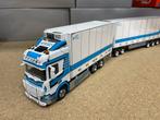 TEKNO SCANIA MOHLINS LZV AKARI AB, Hobby en Vrije tijd, Modelauto's | 1:50, Ophalen of Verzenden, Zo goed als nieuw, Bus of Vrachtwagen