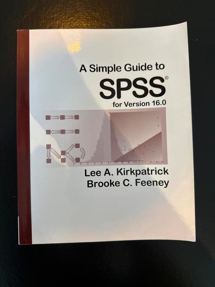 SPSS 16.0 Handleiding - Eenvoudig Data Analyseren!, Boeken, Studieboeken en Cursussen, Gelezen, HBO, Gamma, Ophalen of Verzenden