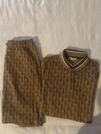 Bruin Lacoste Trainingspak Maat S, Kleding | Heren, Ophalen of Verzenden, Zo goed als nieuw, Maat 46 (S) of kleiner