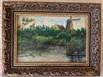 Olieverf schilderij Jc van Tongeren, Antiek en Kunst, Ophalen of Verzenden