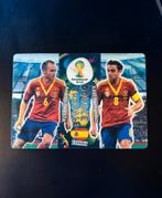Panini World Cup 2014 Double Trouble Xavi Iniesta, Hobby en Vrije tijd, Stickers en Plaatjes, Verzenden, Nieuw, Plaatje