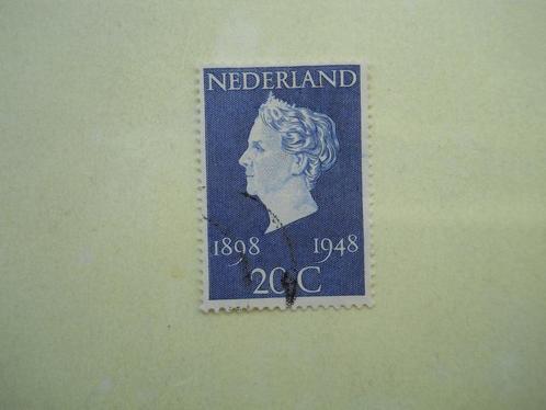 Nederland 1948 Regeringsjubileum Nvph.505 gestempeld, Postzegels en Munten, Postzegels | Nederland, Gestempeld, Na 1940, Ophalen of Verzenden