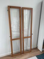 IKEA oxberg kastdeuren hout, vitrine kast deuren, Billy kast, 25 tot 50 cm, Ophalen of Verzenden, Met deur(en)