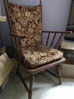 Vintage stoel met tafel, Huis en Inrichting, Ophalen, Gebruikt, Bruin, Drie