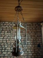 Antieke Hanglamp Olielamp, Ophalen of Verzenden, Gebruikt, Metaal, 50 tot 75 cm