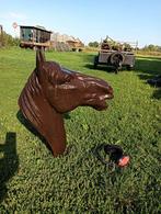 Gietijzeren levens groot paardenhoofd, Dieren en Toebehoren, Stalling en Weidegang
