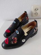 Artistieke ,aparte instap schoenen mt 41met borduursels, Kleding | Dames, Ophalen of Verzenden, Zo goed als nieuw, Instappers