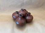 MID CENTURY MCM SCANDINAVIAN POTTERY VASE SET - IKEBANA, Ophalen of Verzenden