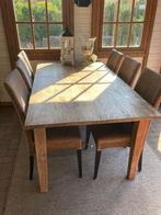 Eetkamerstoelen Original Loom, Huis en Inrichting, Stoelen, Ophalen, Gebruikt, Bruin, Riet of Rotan