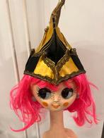 Vintage Carnaval Steek Geel Zwart, Kleding | Heren, Ophalen of Verzenden, Gedragen