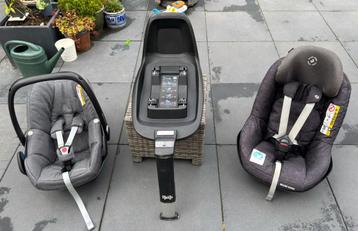 Maxi-Cosi Isofix base + Maxi-Cosi (baby) + kinderstoel beschikbaar voor biedingen