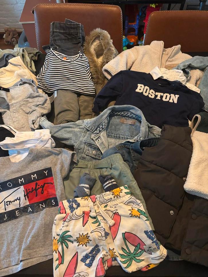 Jongenskleding pakket maat 74-80, Kinderen en Baby's, Babykleding | Baby-kledingpakketten, Zo goed als nieuw, Maat 74, Ophalen