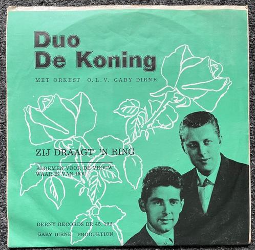 Single Duo De Koning – Bloemen Voor De Vrouw Waar Ik Van Hou, Cd's en Dvd's, Vinyl Singles, Gebruikt, Single, Nederlandstalig