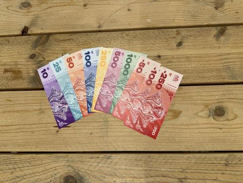 Molveiling: Eén volledige set Molgeld (7 van de 8), Verzamelen, Overige Verzamelen, Gebruikt, Verzenden