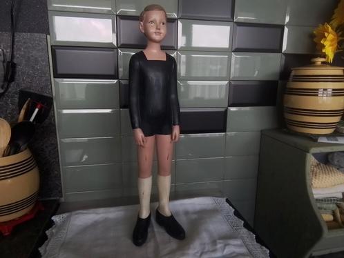Grote brocante style decoratie pop jongen, Huis en Inrichting, Woonaccessoires | Overige, Ophalen of Verzenden