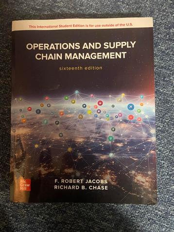 Operations & Supply Chain Management - Jacobs/Chase beschikbaar voor biedingen