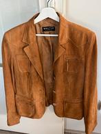 Prachtige Cognac Bruin suède Jasje - Maat M, Maat 38/40 (M), Bruin, Ophalen of Verzenden, Jasje