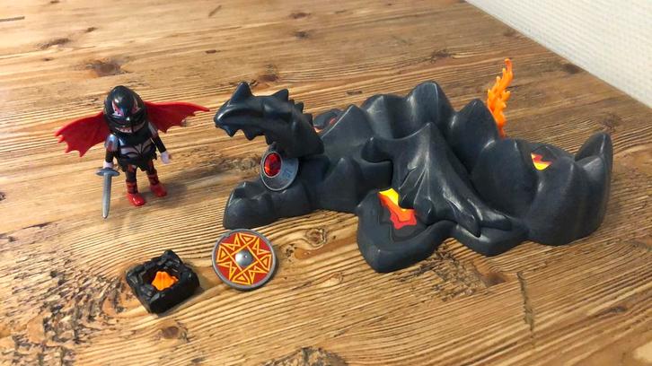 Playmobil 4147 Drakenrots ridders, Kinderen en Baby's, Speelgoed | Playmobil, Gebruikt, Complete set, Ophalen of Verzenden