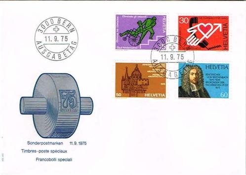 Zwitserland 1975 Invalidenhulp Telefonie Reichenbach POST, Postzegels en Munten, Postzegels | Eerstedagenveloppen, Onbeschreven