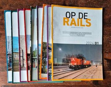 Op de rails Jaargang 2024 , 9 tijdschriften. beschikbaar voor biedingen
