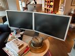 2x Dell U2412M monitoren op Dual Monitor Stand - MDS19, Computers en Software, Monitoren, IPS, Full HD, Zo goed als nieuw, HDMI