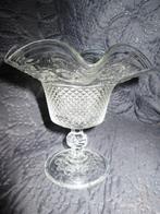 Compotier van persglas - antique depression glass compote, Antiek en Kunst, Antiek | Glas en Kristal, Ophalen of Verzenden