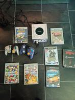 Nintendo GameCube + 2 Controllers + 7 Games - Zelda, Smash, Gebruikt, Eén computer, 3 spelers of meer, Vanaf 7 jaar