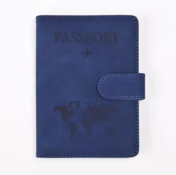 Paspoort Cover - Blauw, Sieraden, Tassen en Uiterlijk, Portemonnees, Nieuw, Overige merken, Blauw, Ophalen of Verzenden