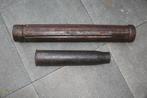 7,5cm KWK40 set; Container + 7,5cm Huls., Verzamelen, Militaria | Tweede Wereldoorlog, Verzenden, Landmacht, Duitsland, Hulzen of Bodemvondsten