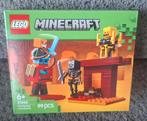LEGO Minecraft de lavastrijd in de Nether 21266 >NIEUW<, Ophalen of Verzenden, Nieuw, Complete set, Lego